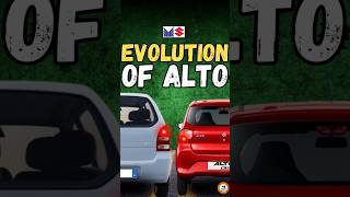 Evolution of Maruti Suzuki Alto 🧬 #ridewars #shortsindia