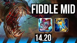 FIDDLESTICKS vs GWEN (MID) | 10/2/9, 600+ games | EUW Master | 14.20