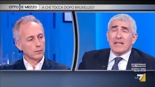 Otto e Mezzo ospiti: Travaglio e  Casini 24/03/2016 1/2