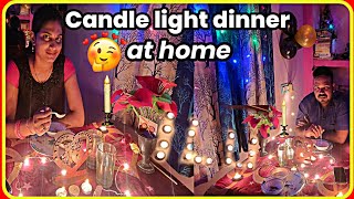 Candle light dinner and dance with my better half 😍/@rajlinvlogs