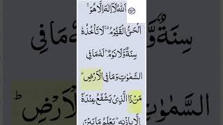 Surah Al-Baqarah(Ayatul Kursi)#shorts #egzonibrahimi #quranrecitation #quran #islamicstatus #islam