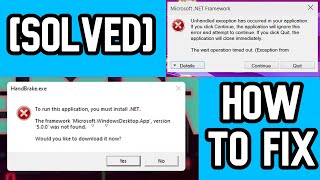 HOW TO FIX Net Framework Windows 7/8/10  Initialization Error Did Not Succeed  (Easy Method)