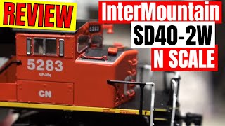 Review - InterMountain's SD40-2W with Sound - DaBob's N Scale ManCave 🚂🚋