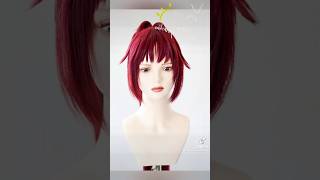 kyoko sakura cosplay wig #cosplay #cosplaywig #madokamagica #kyokosakura