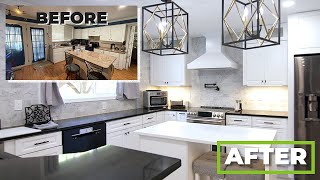 Transforming an Outdated Kitchen and Bath Into Modern Spaces