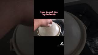 How to cook the rice by the kettle #sushi #sushirice #sushiroll #japanesesushi #お寿司　#寿司