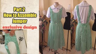 Part 2: How to Assemble And Attach Jumper on Skirt School Uniform