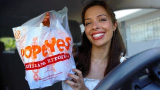 POPEYES MUKBANG ft. Sara!