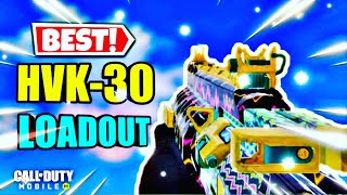 HVK-30 Best Gunsmith In Cod Mobile Season 2 | HVK-30 No Recoil + High Damage Gunsmith Cod Mobile