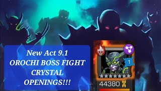 OROCHI X23 BOSS FIGHT & CRYSTAL OPENING #mcoc #orochi