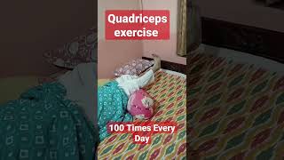 quadriceps exercise #pc4u #physiotherapy #hipreplacementsurgery