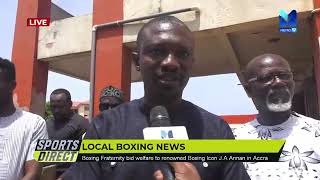 GHANA BOXING FRATERNITY PAYS TRIBUTE TO LATE BOXING ICON J A ANNAN