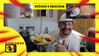 Svíčková omáčka na smetaně s domácím houskovým knedlíkem v páře - Recept | CZ 1080p