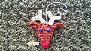 Reindeer 🦌 Ornament Crochet Tutorial