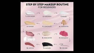 Step by step makeup Routine!!! #makeup #best #makeuptips