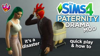 Paternity Test & Custody Battle MOD / Realistic Pregnancy Drama / About & Gameplay / Sims 4