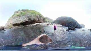 Coast of Indian ocean  Java Island  Indonesia 360° VR Video