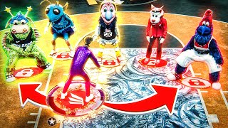 *NEW*THE 5 RAREST LEGEND BUILDS WENT AGAINST A INSIDE OUT PLAYMAKER IN NBA2K20!AND THIS HAPPENED😱!!