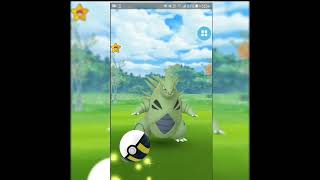 (Very Low) CP Tyranitar in Wild #shorts #pokemongo