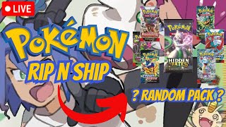 LIVE Pokemon RIP N SHIP! Random Pack + Random PSA 10s!