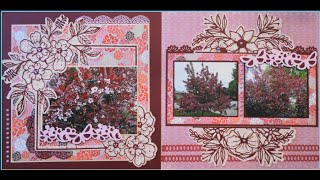 Beautiful Florals Scrapbook Album Share