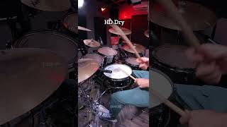 Snare head test Evans HD Dry vs Heavyweight #shorts