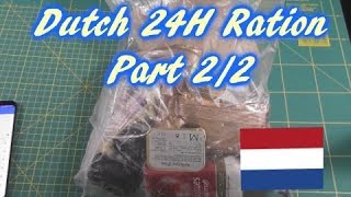 MRE Review: Dutch 24H Ration - Part 2/2