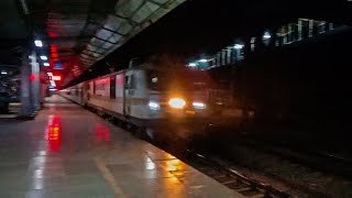 Wrathful !!! ERNAKULAM Superfast Shatters Kelve road at 130 KMPH with RPM WAP7