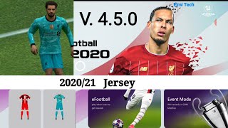 #Pes2020mobile Pes 2020 mobile patch 4.5.0 waa patch cusub oo leh garamada 2020/21 Jersey 2020/21