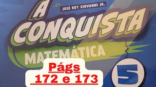 A Conquista  -  Matemática  - 5° ano -   págs 172 e  173 - Números Mistos