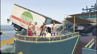 WTF ON VOLE MULE ET ON ATTERRIE DANS LE JACUZZI DU YACHT SUR GTA 5 Online 1.50 PS4