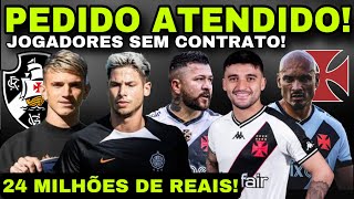 PEDIDO ATENDIDO! JOGADORES SEM CONTRATO II 24 MILHÕES NA MESA II PLANEJAMENTO 2025 E MUITO MAIS!