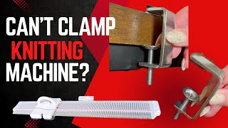 Clamps Won’t Fit? Use Command Strips for Your Knitting Machine Setup