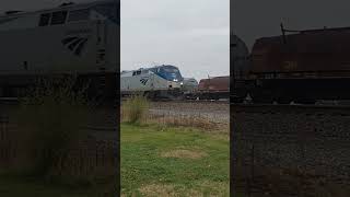 Amtrak Lakeshore limited Roaring through