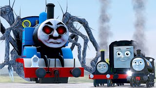 NEW DARK MUTANTS THOMAS VS ALL THE TRAIN CHALES In garry's mod!!