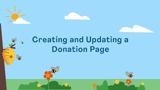 Creating and Updating a Donation Page