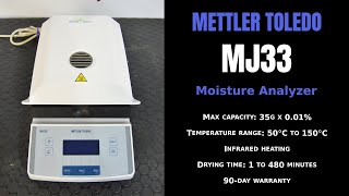 Mettler Toledo MJ33 Moisture Analyzer (Item - 0685E BALANCE)