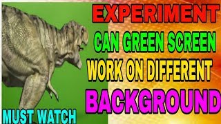 All basic details can green screen work on different backgrounds