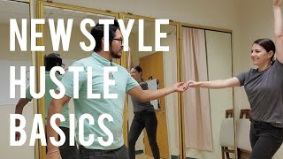 BEGINNER NEW STYLE HUSTLE TUTORIAL!   BASIC STEPS WITH BREAKDOWNS ~ NEW STYLE HUSTLE BASIC LESSON