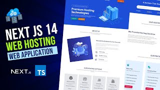 Building a Responsive Hosting Website with Next JS 14, TypeScript, and Tailwind CSS