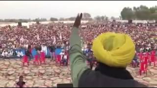 Bhagwant mann and Sanjay singh speech Lambi rally in Kolianwali