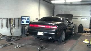 Dodge Challenger on the dyno @ Nightshift Performance