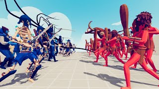 TRIBAL TEAM vs SPOOKY TEAM | TABS Totally Accurate Battle Simulator