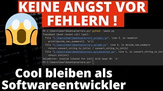 KEINE ANGST vor Fehlern! Der Umgang mit Fehlern/Bugs als Softwarenentwickler