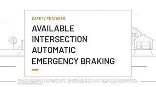 How to Use Intersection Automatic Emergency Braking | Chevrolet