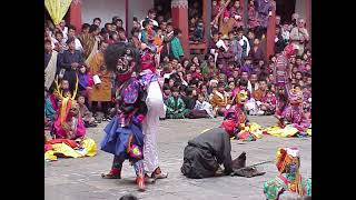 The Global Rambler - Bhutan Festival - Trashigang Dzong Tshechu:  Dance of the Judgement of the Dead