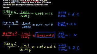 How to Find an Empirical Formula? Molecular Formula? - Chemistry Tips