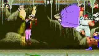 Mugen:Popeye and fat albert vs ryu and chun-li