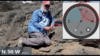 Geología Estructural: Uso de las brújulas en terreno - Rumbo, manteo, dirección