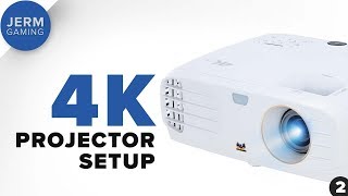 Setting up the Viewsonic PX727-4K HDR projector in the home theater - Episode 2